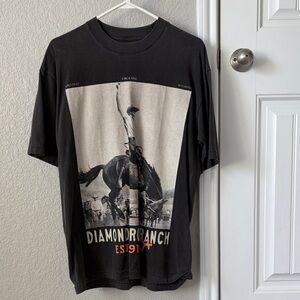 Diamond Ranch Black Graphic Tee